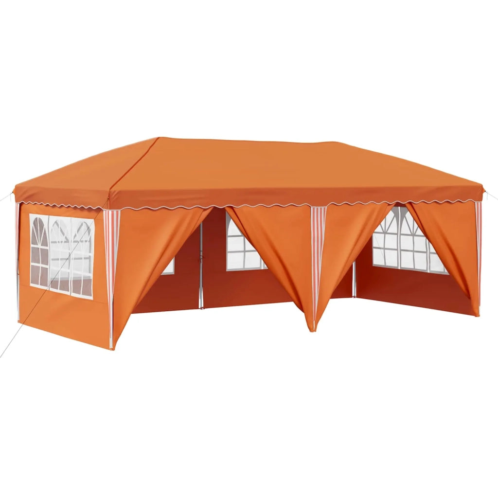 Tenda per feste a pop-up-Gazebo 575 x 288 x 245 cm Arancione