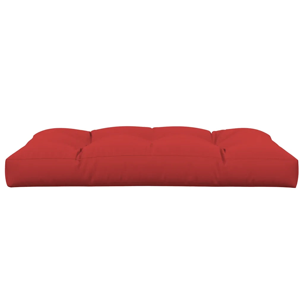Cuscino per Pallet Rosso 120x80x12 cm in Tessuto 360519