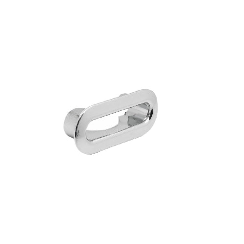 Ghiera ovale bombata per troppo pieno 38x11 mm