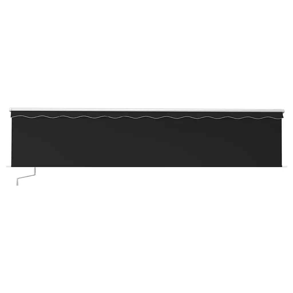 Tenda Retrattile Manuale con Parasole e LED 6x3m Antracite cod mxl 43798