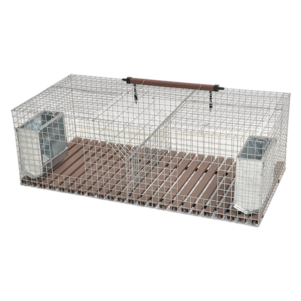 GABBIA CONIGLI FATTRICI 4 fori - cm 200 x 50 x H 34  - MG GABBIE