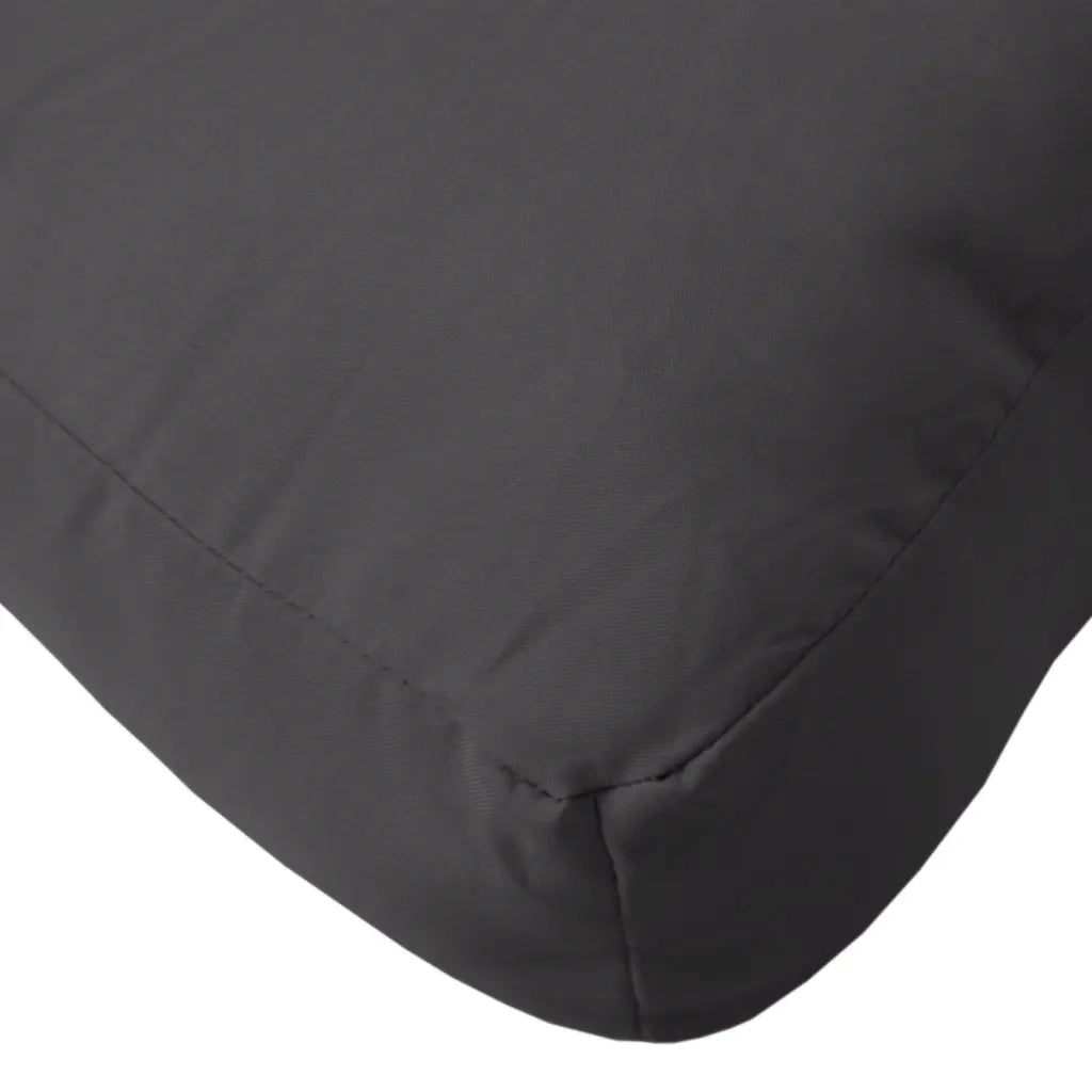 Cuscino per Pallet Nero 60x40x12 cm in Tessuto 360564