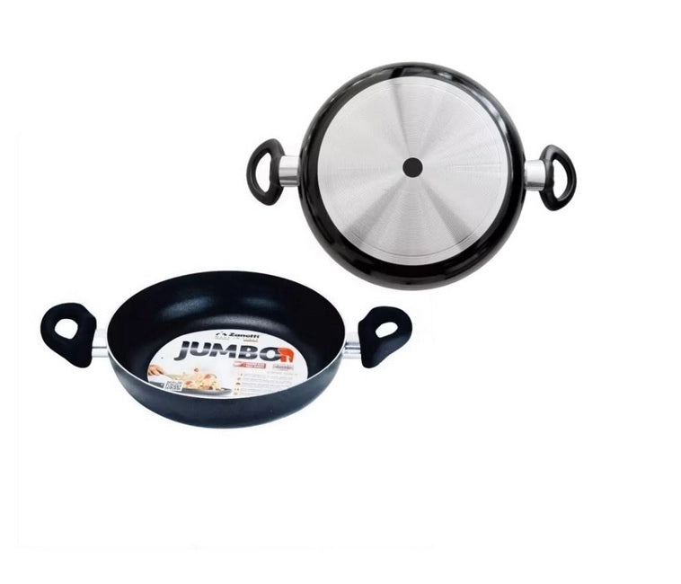 Tegame Antiaderente in alluminio nero metallizzato jumbo 20 cm zanetti