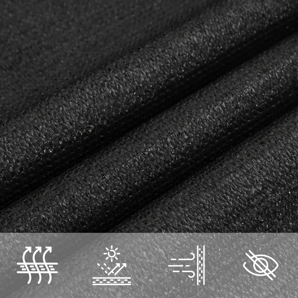 Vela Parasole 160 g/mÂ² Nera 2x4,5 m in HDPE