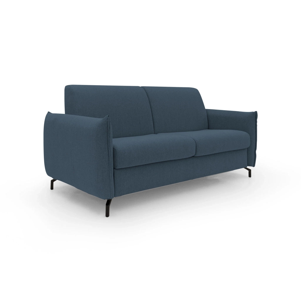 Scarlet Divano letto in tessuto misto cotone impermeabile T19 175 cm (mat.120x197) blu