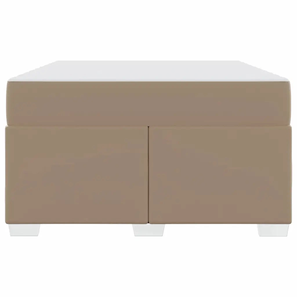 vidaXL Struttura del letto Cappuccino 120 x 200 cm Pelle sintetica