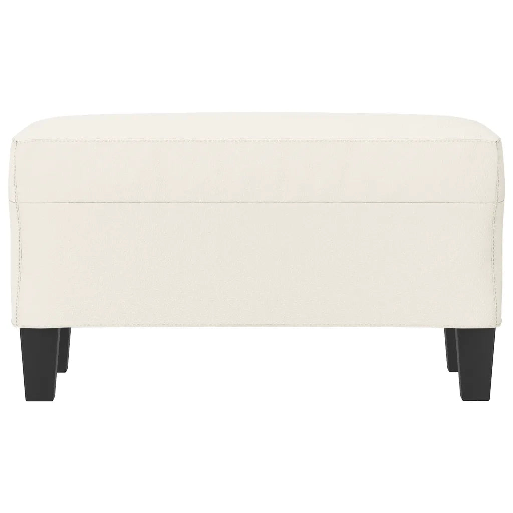 Panca Crema 70x35x41 cm in Similpelle 349440
