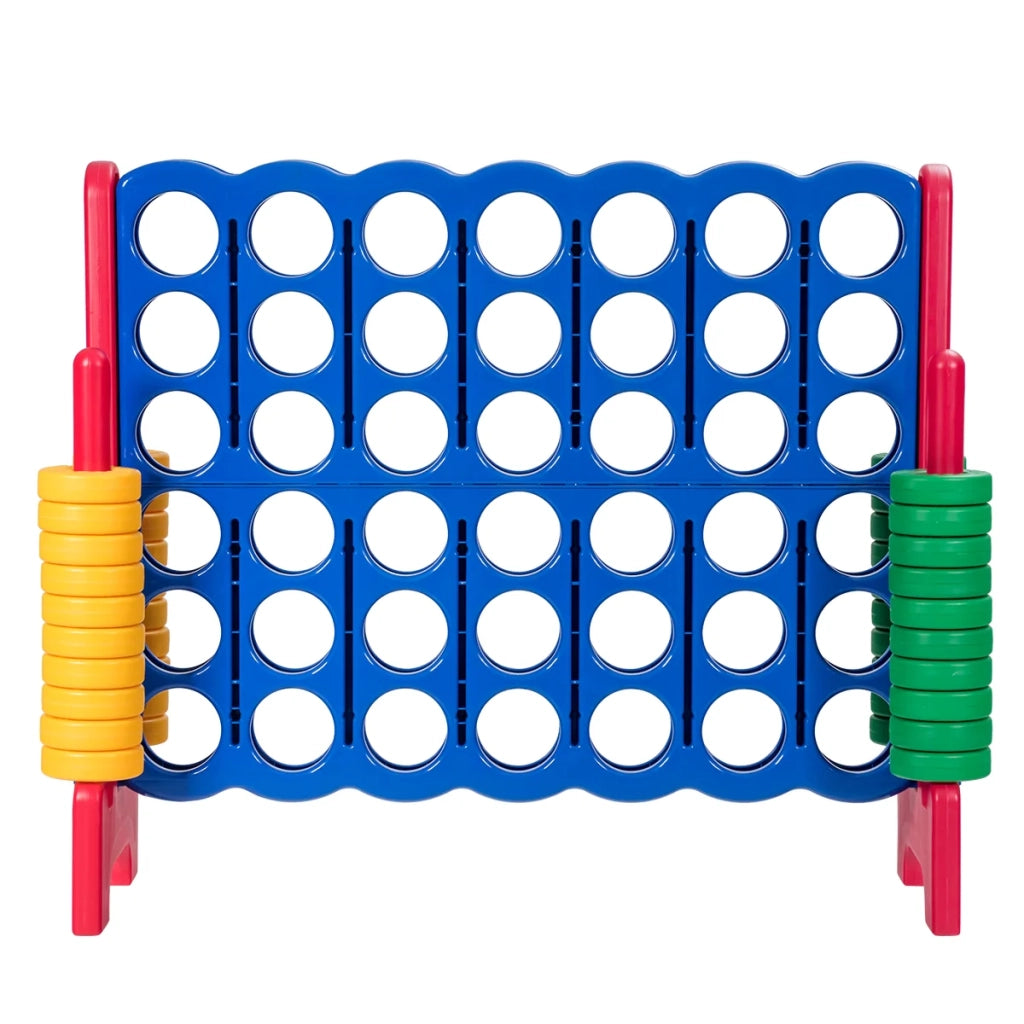 Gioco gigante Forza Quattro 120 x 42 x 104 cm intrattiene bambini e adulti leggero portatile plastica blu scuro 20_0013314