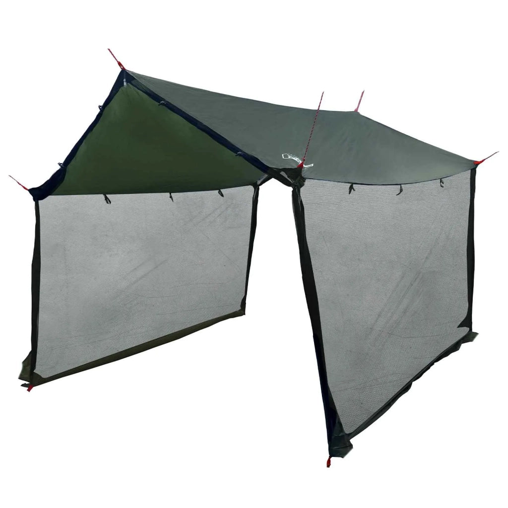 Telo da campeggio con pareti in rete Verde militare 42028566