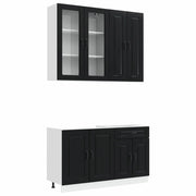 Unità Cucina KALMAR 4 pcs Nero Legno ingegnerizzato 3438306