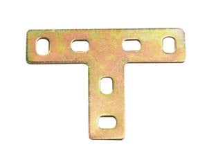 PIASTRA DI GIUNZIONE A T ART.894- - mm.16x34x70 - spessore mm.2,5 - 100 pezzi