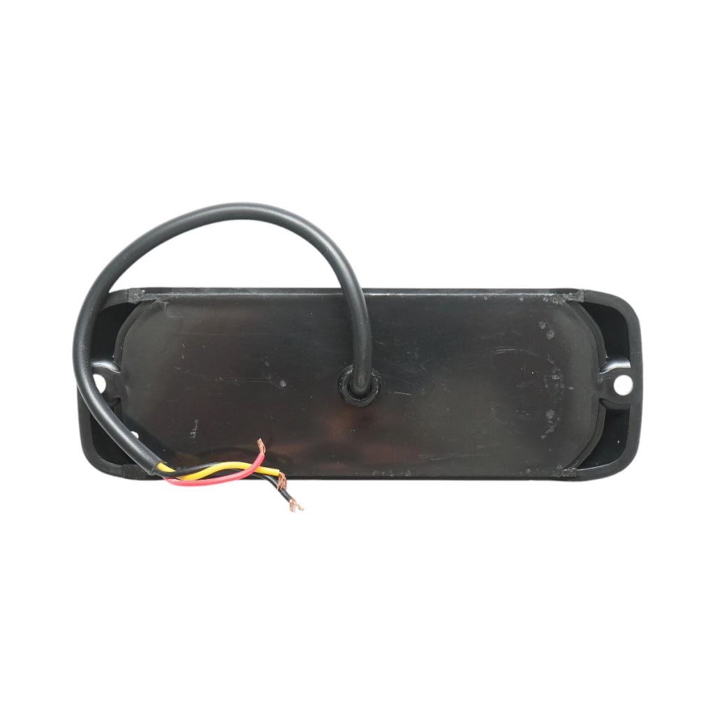 Luce stroboscopica laterale LED 12-24V bianca 9 funzioni 132x46x19mm FR1287