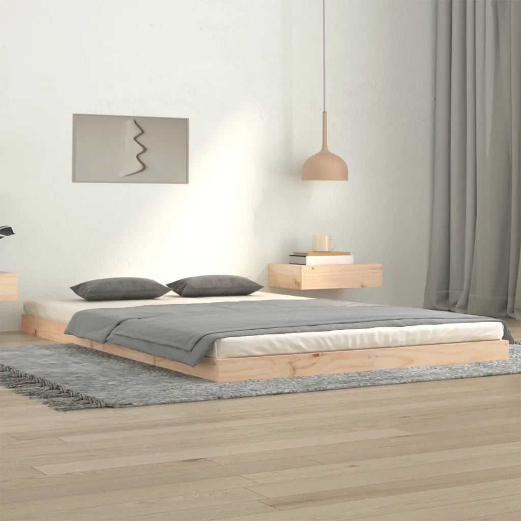 Giroletto senza Materasso-Struttura Letto 120x200 cm in Legno Massello di Pino 401151