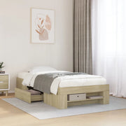 Giroletto senza Materasso Rovere Sonoma 100x200cm in Truciolato 3295487