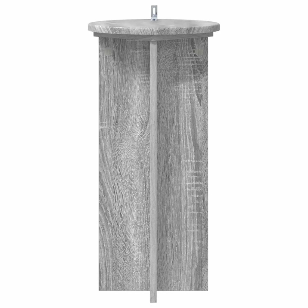 Supporto per piante 2 pcs Grigio Sonoma 29,5 x 29,5 x 60 cm 899723