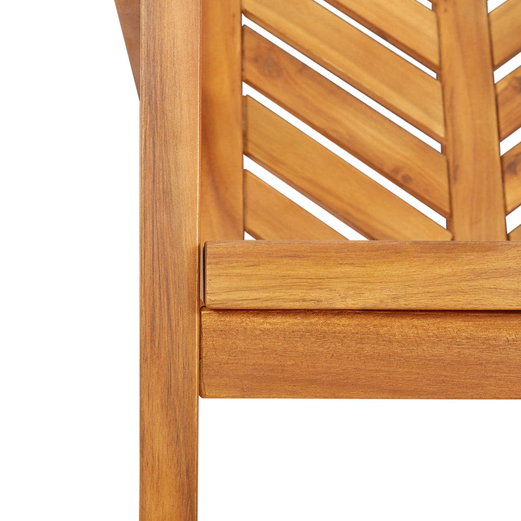 Set da pranzo da giardino in 3 pezzi Legno massello di acacia