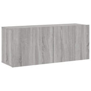 Mobile TV a Parete | Armadietto TV | Mobile Porta TV Grigio Sonoma 100x30x41 cm