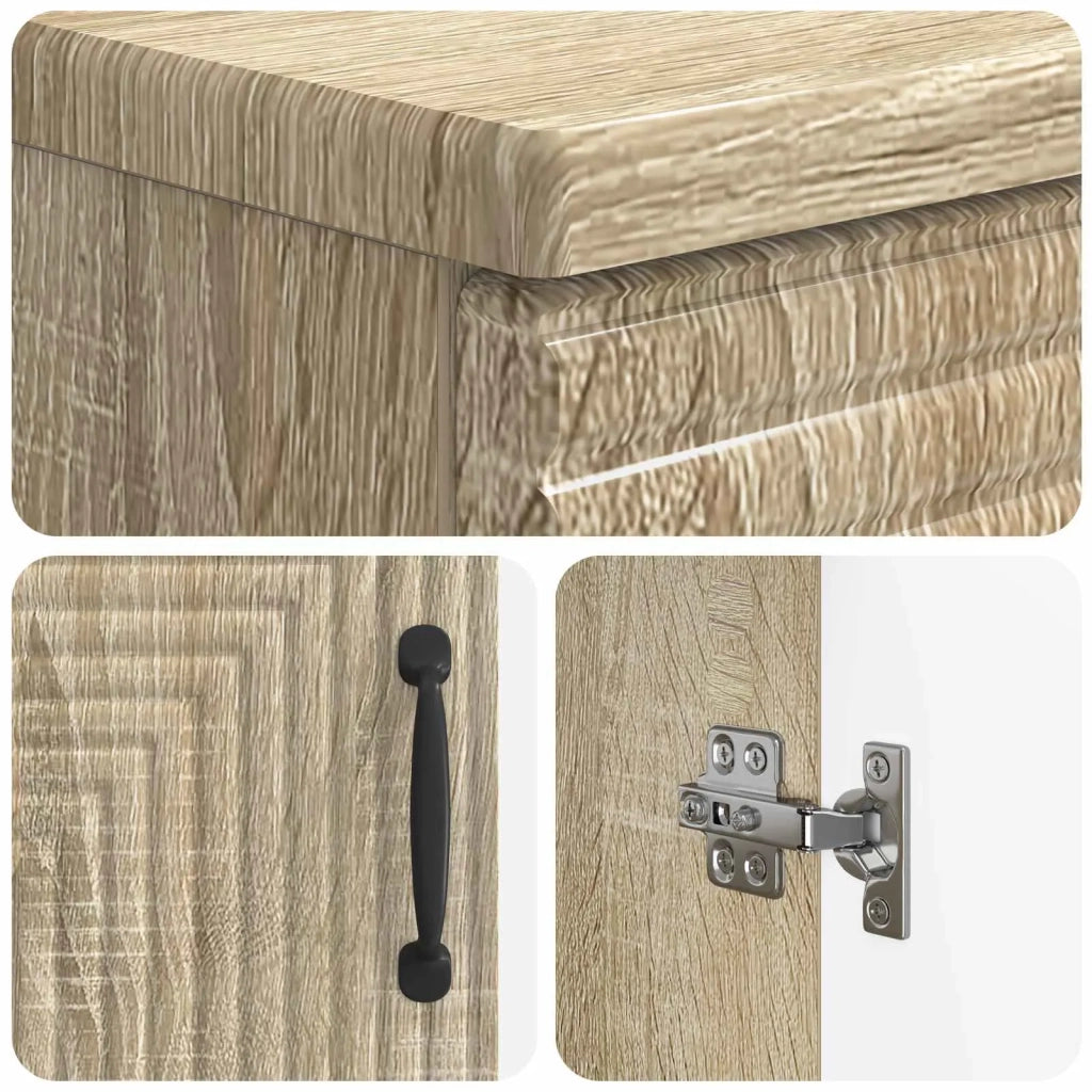 Armadio per Lavabo da Bagno HAARLEM Rovere Sonoma 896787