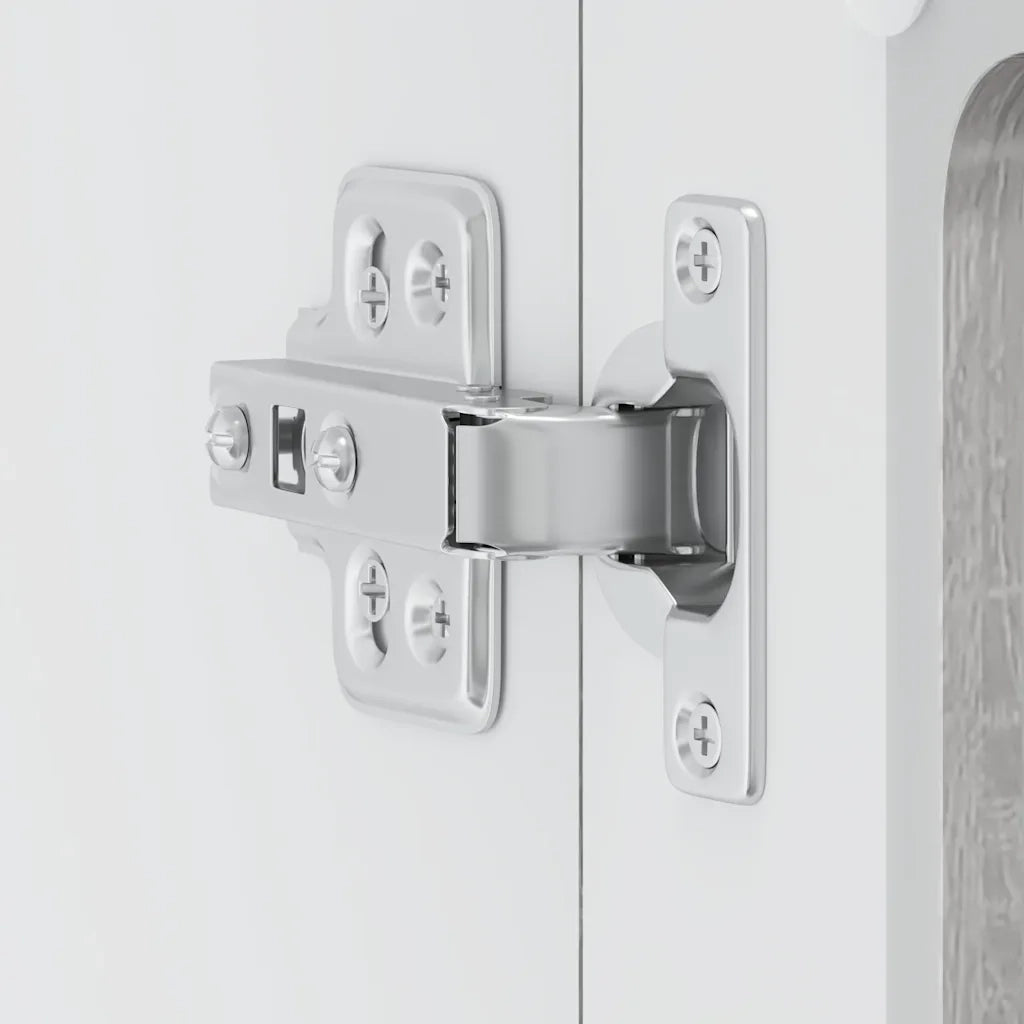 vidaXL Pensile da Cucina con Porta in Vetro Lucca Grigio Sonoma