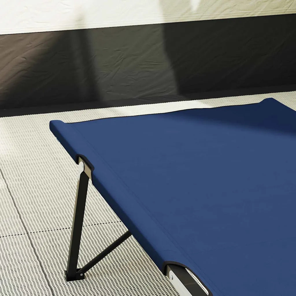 Letto da campeggio pieghevole Blu 206 x 76 x 74 cm CFW5844826