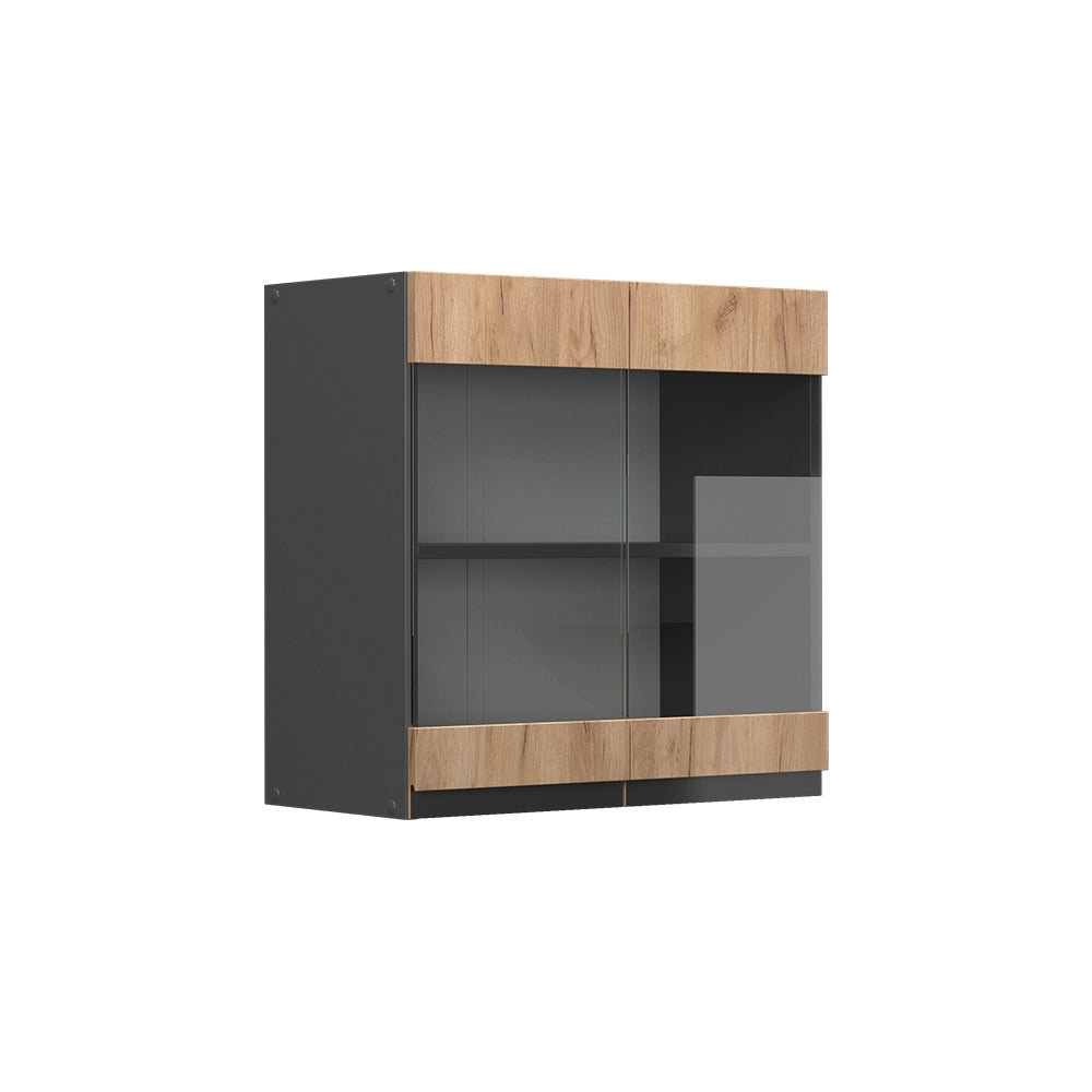 Vicco Frontale cucina Quercia dorata 59.2 x 59 cm frontale del mobile per pensile con vetro