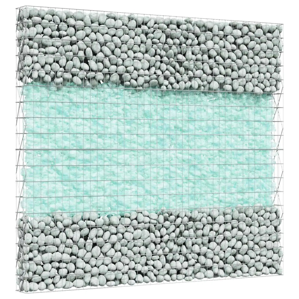 Sassi da Giardino Turchese 12 cm Vetro CFW4444140