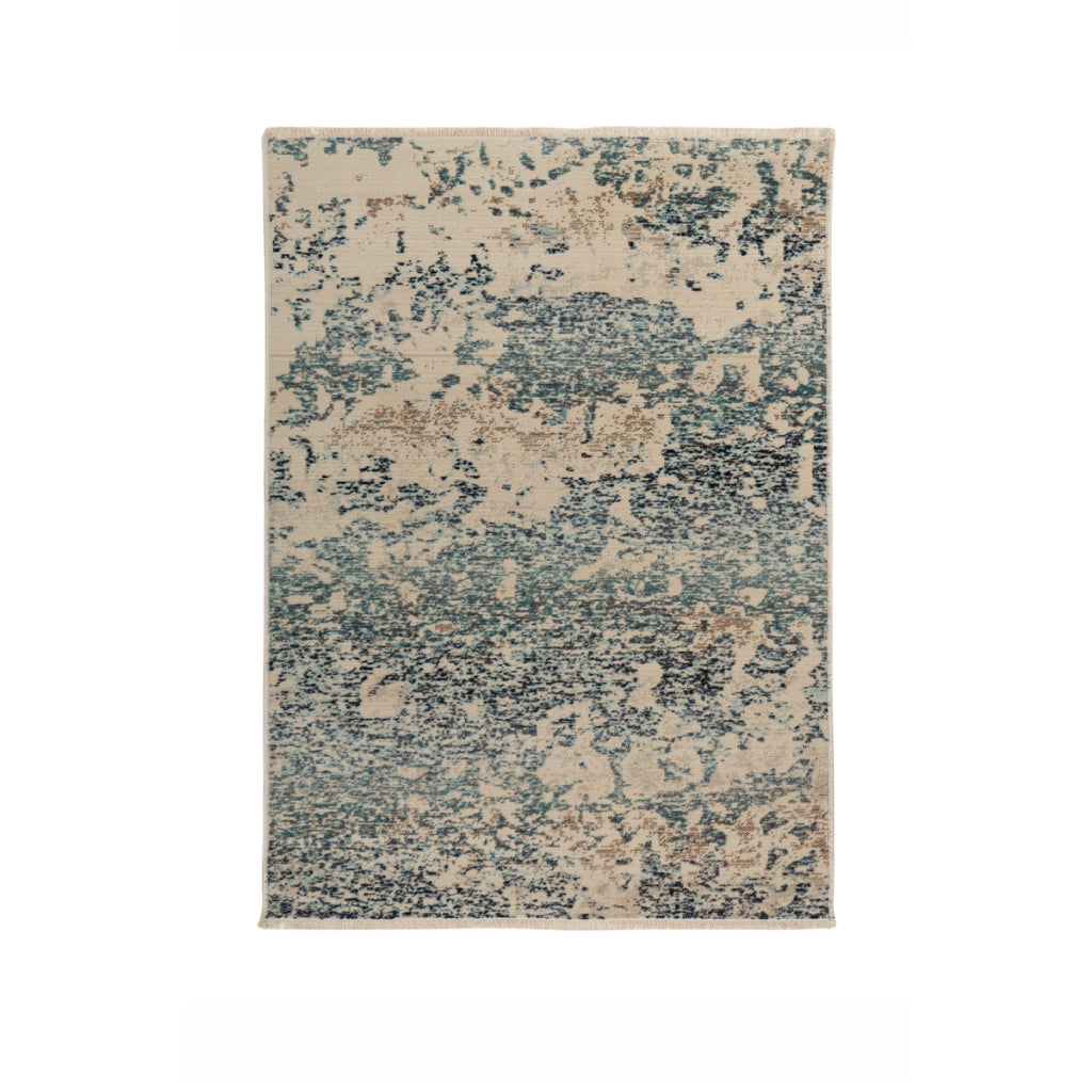 Tappeto Vintage Charin 300 Blu in Tessuto