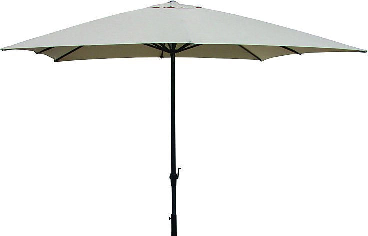 Ombrellone da Giardino 2x3 m Palo Ø38 mm in Metallo Becker Beige