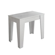 Consolle 6 prolunghe effetto legno bianco cm. H.75 x L.90 x P.54