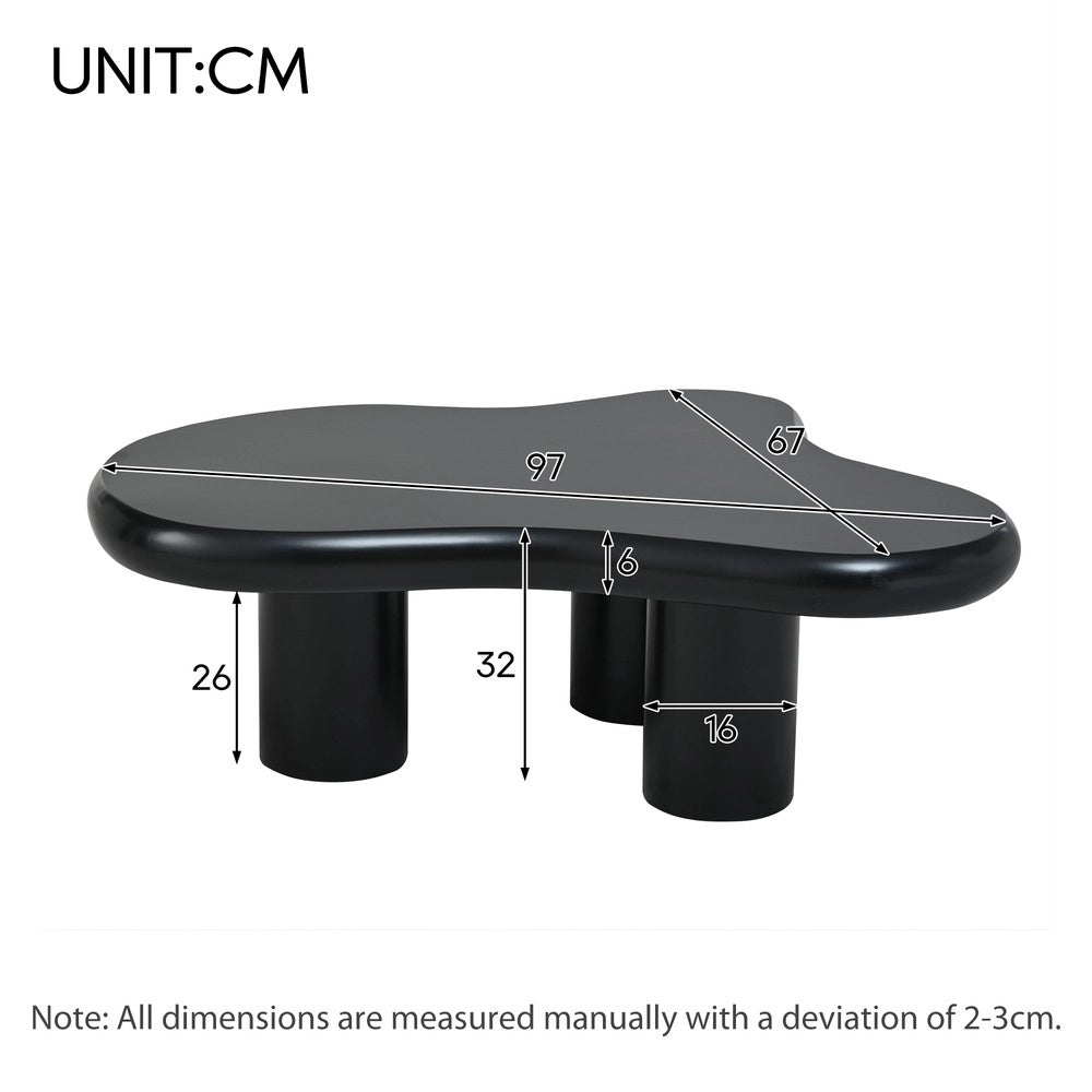 Tavolino da Caff¨¨ Design Nuvola ¨C MINIMAL ¨C MDF Laccato, 97x67x32 cm