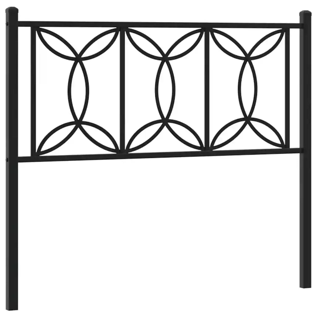 Testiera di Ricambio in Metallo Nero 107 cm 376158
