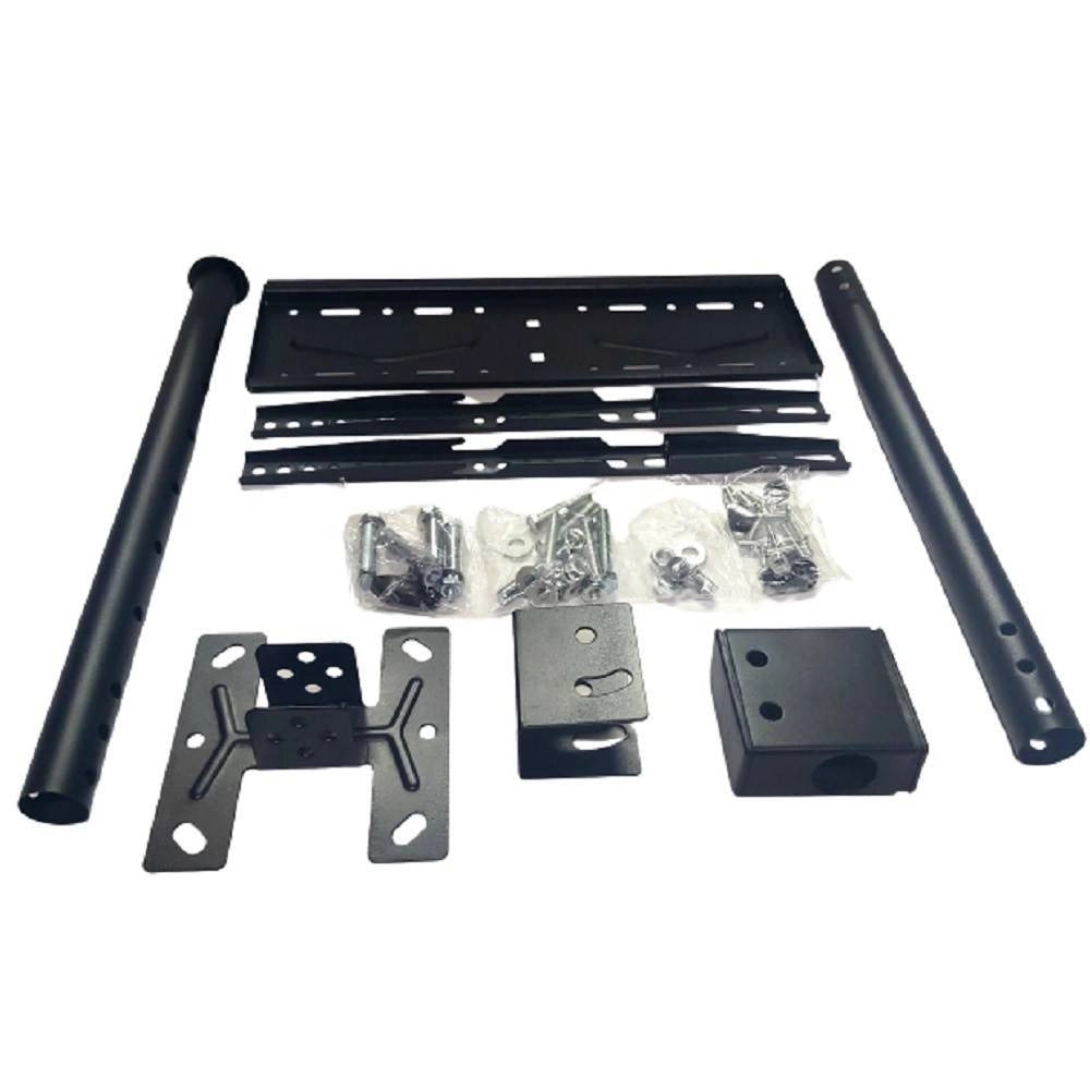 Trade Shop - Supporto Soffitto Per Tv Staffa Braccio Regolabile Da 26 A 60 Pollici Max 55 Kg -