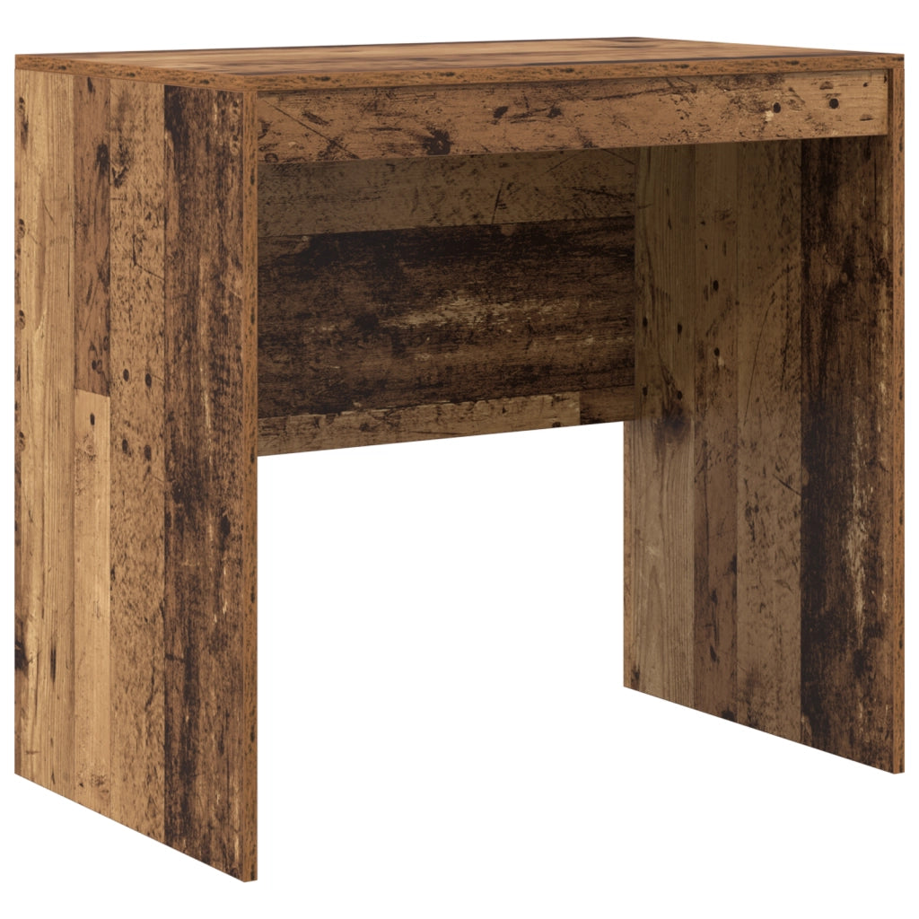 Scrivania  con spazio in legno vecchio ingegnerizzato