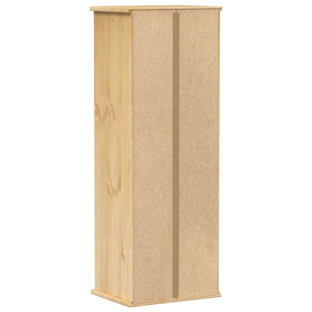 Mobile Porta CD Corona 40x30x110 cm in Legno Massello di Pino 4005683