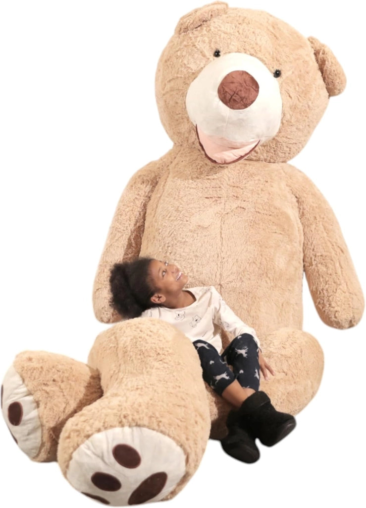 Orso Peluche Gigante 340cm - Fabbricato in Francia, Certificato CE - Morbido e Soffice, Abbracci Garantiti - Orsacchiotto di Peluche Grande Perfetto per Compleanni e Altre Celebrazioni