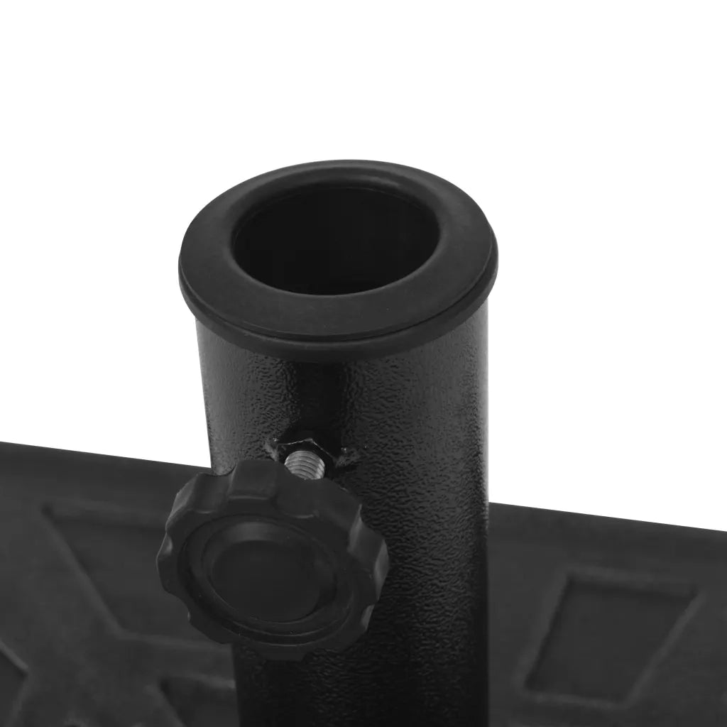 Base per Parasole Quadrata in Resina Nera 19 kg CFW1242584
