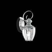 Rudiano, Lampada da Parete Materiale Aplique in Metallo, Argento