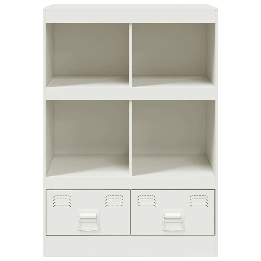 Credenza-Buffet-Armadio da cucina Bianca 67x39x95 cm in Acciaio