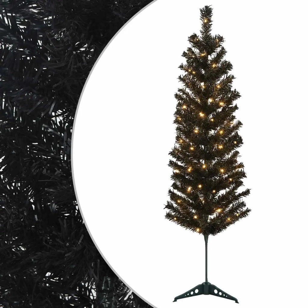 Albero di Natale Artificiale Sottile 150 cm 150 LED 3461116