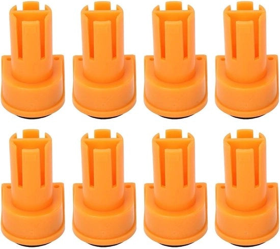 Tavolo da lavoro con stop nylon 19 mm per tavoli da lavoro in legno - set da 8 pezzi