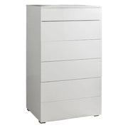 CASSETTONE LINEA 'PRIVILEGIO' cm. 44 x 108 x h.85 - bianco laccato 4 cassetti