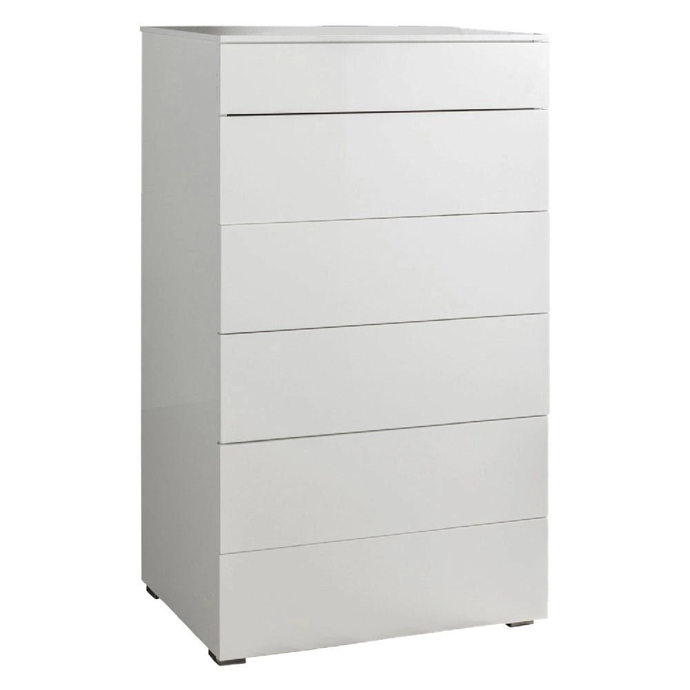 CASSETTONE LINEA 'PRIVILEGIO' cm. 44 x 108 x h.85 - bianco laccato 4 cassetti