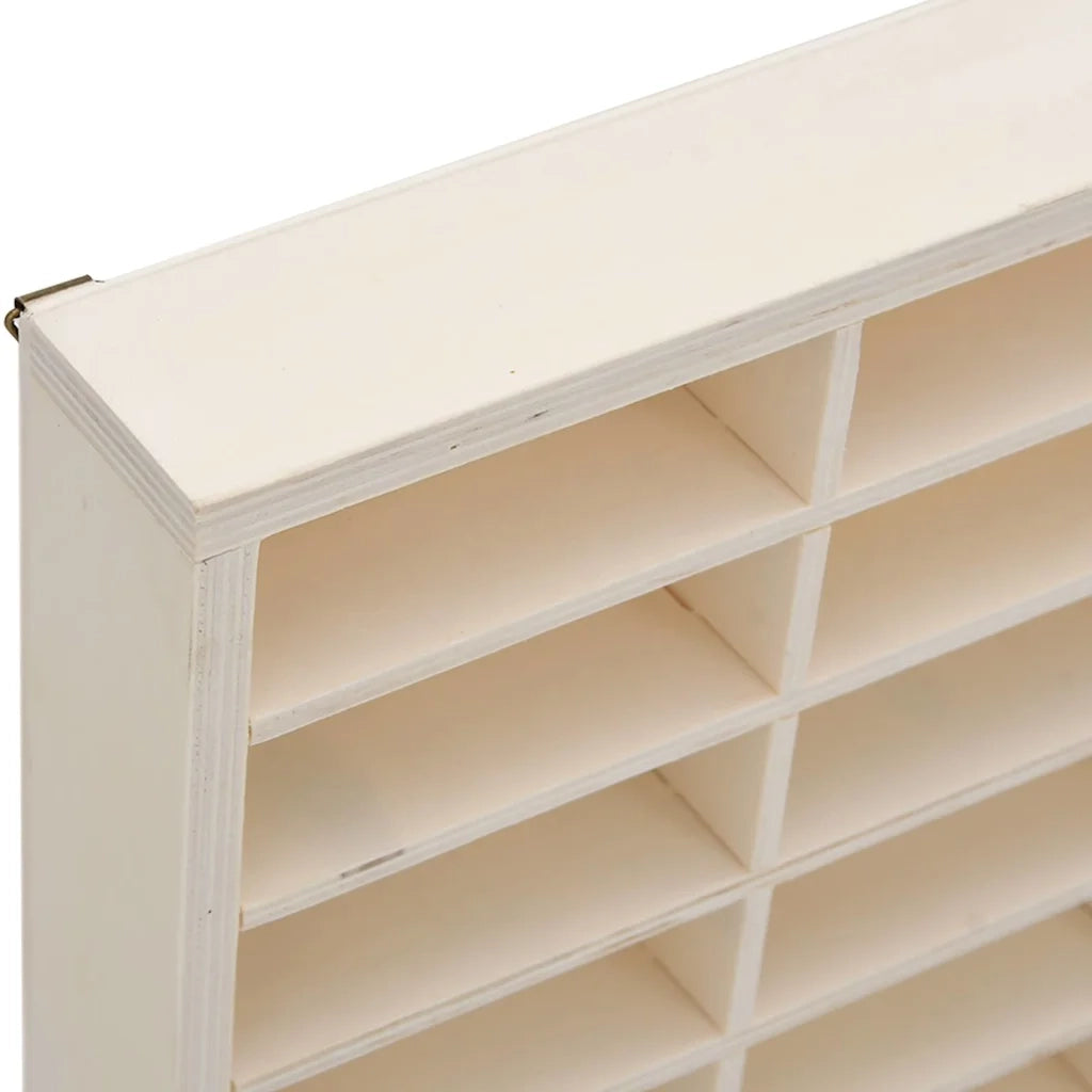 Vetrina da collezione in legno con 80 scomparti 80x4,5x40,5cm CFW6862168