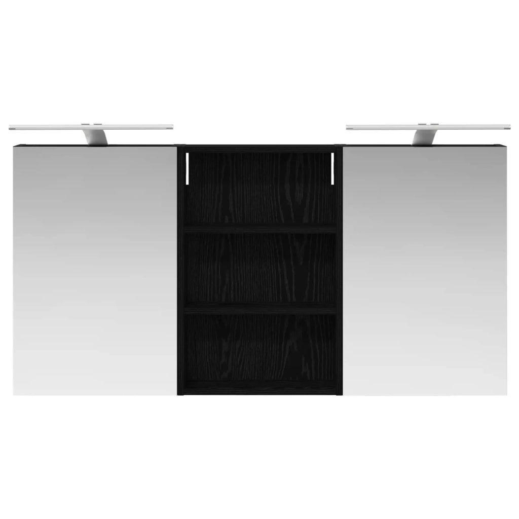 Set di Armadi da Bagno con porta 3 pcs 120 x 10,5 x 60,5 cm 3403737