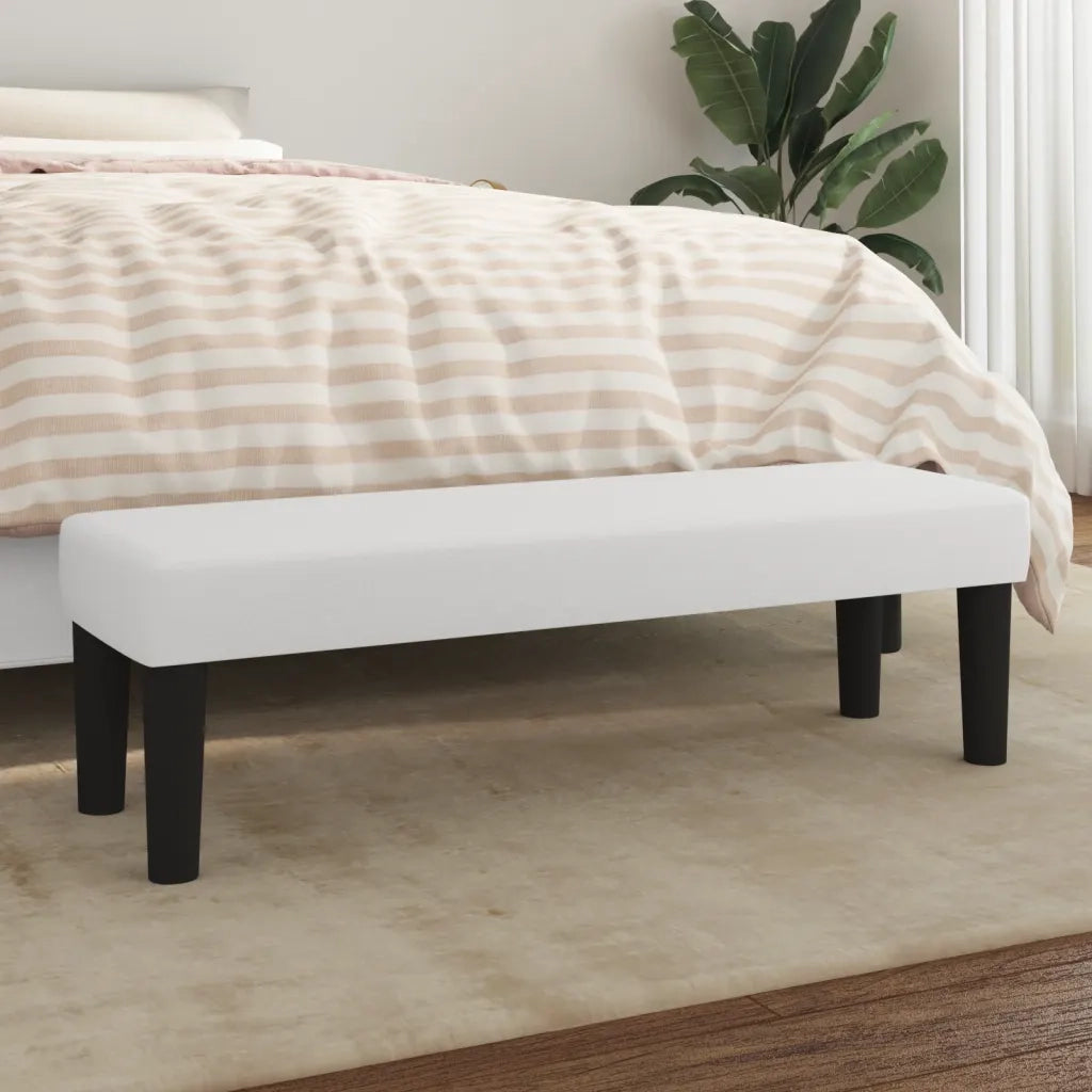 Panca Bianca 100x30x30 cm in Similpelle CFW1812917