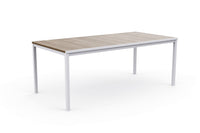 Tavolo da Giardino Keter Porto 200x95x75 cm Deco Coat Piano Effetto Legno Frassino