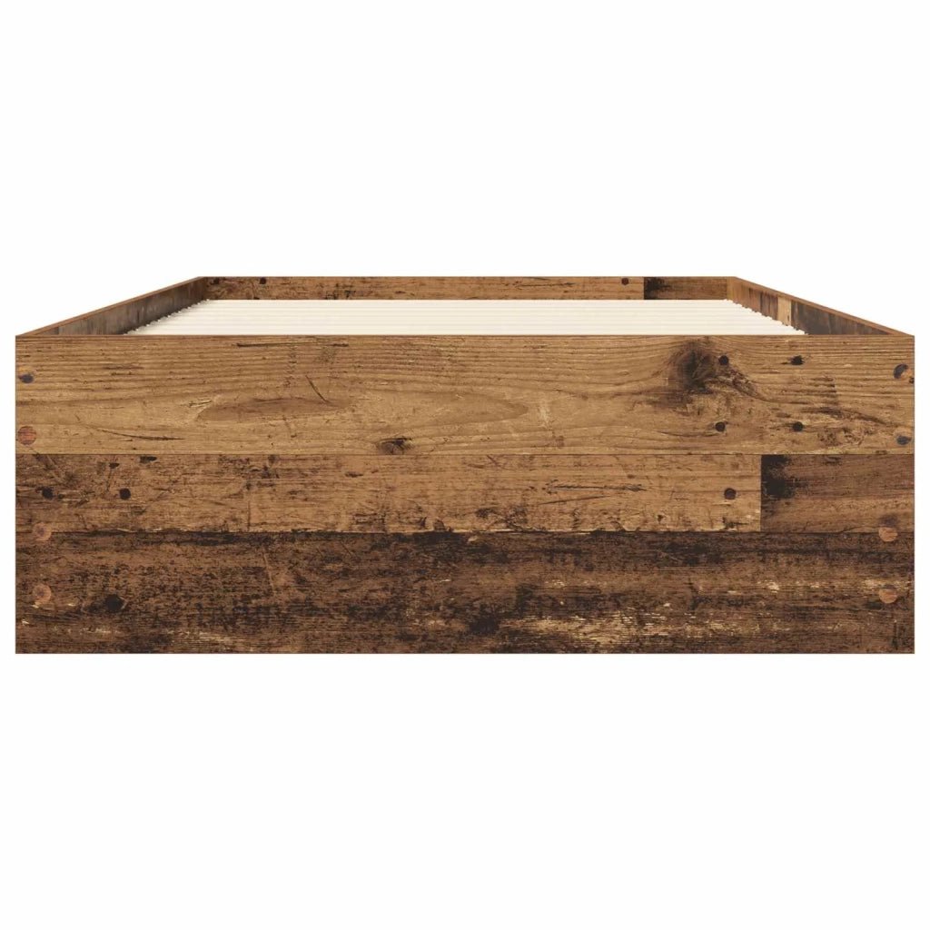 Telaio del letto con storage Legno antico 80 x 200 cm 3429608