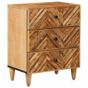 Comodino Marrone 50 x 33 x 60 cm Legno di mango massello