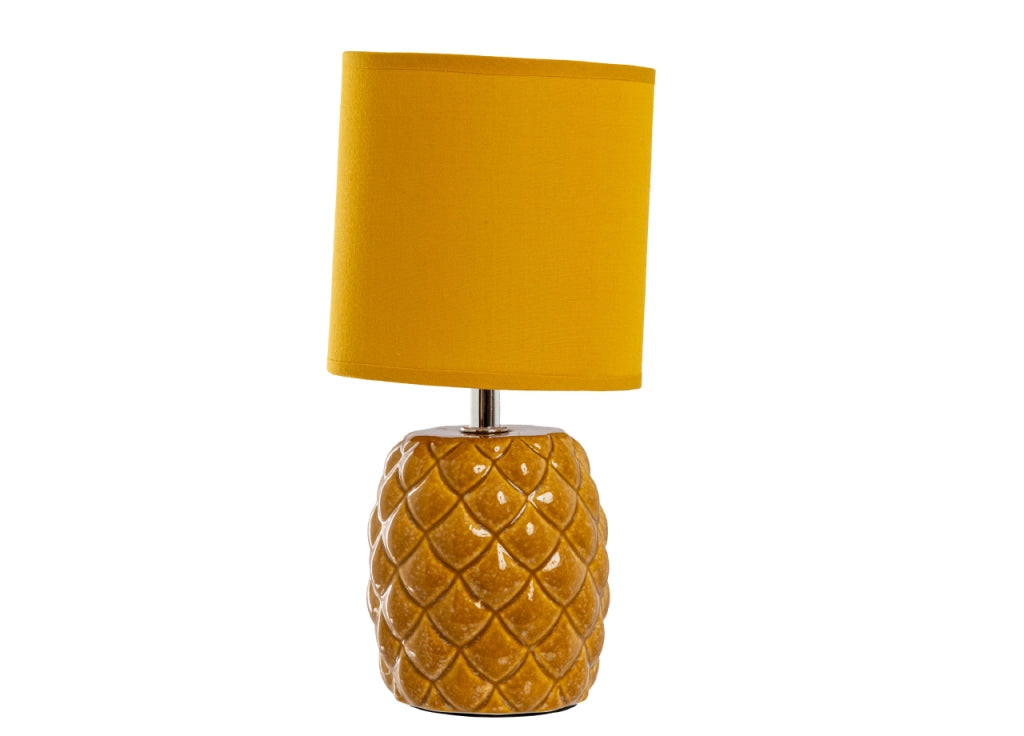 Lampada Da Tavolo Comodino Ricaricabile Accensione On/Off Modello Nasso - Lampada - Giallo