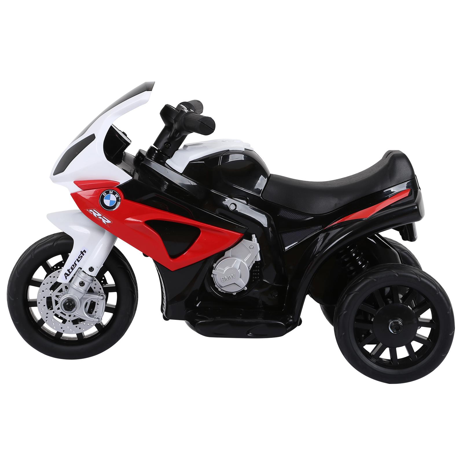 Moto Elettrica per Bambini 6V con Licenza BMW S1000RR Rossa